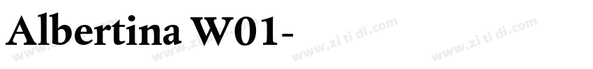 Albertina W01字体转换